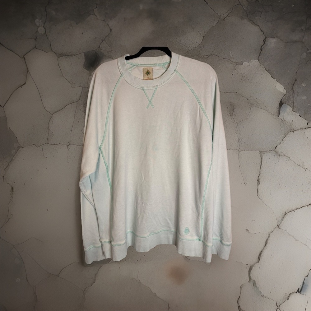 The Territory Ahead XL Crewneck Sweatshirt Mens Blue Green Casual Pullover